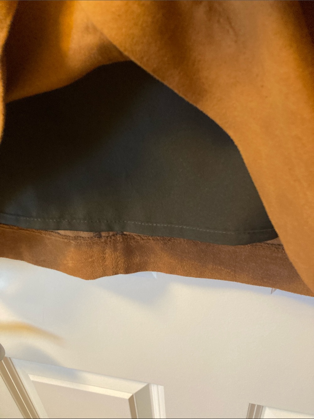 Sanctuary Maple Brown Suede-Look Dress - Picture 6 of 6